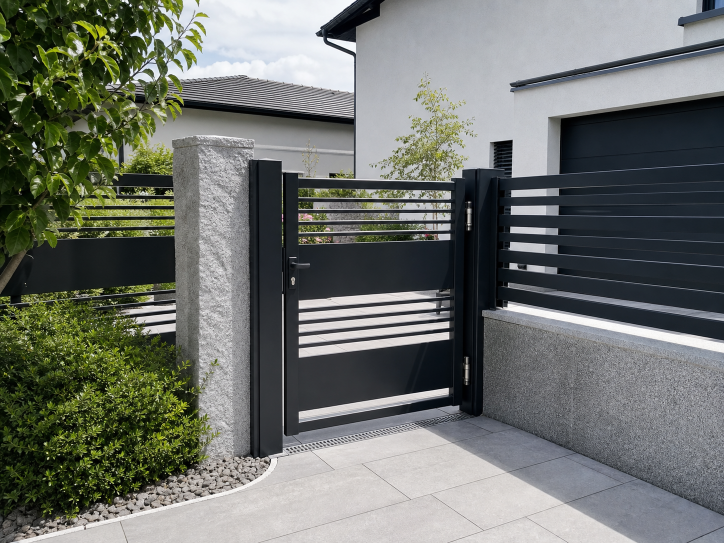Metallbau Gartentor und Zaun
